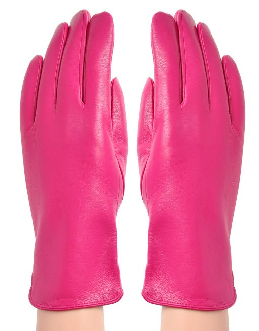 Plain Soft Faux Leather Glove