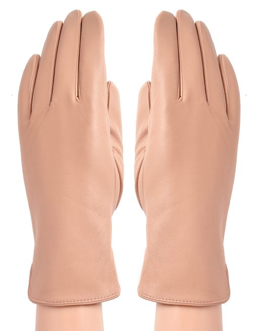 Plain Soft Faux Leather Glove