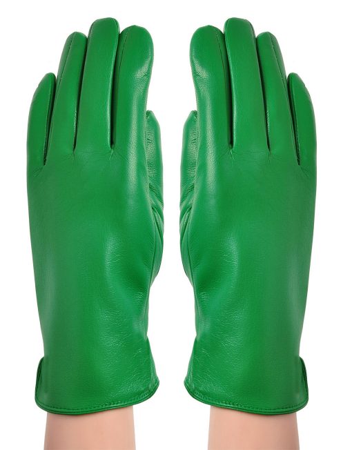 Plain Soft Faux Leather Glove