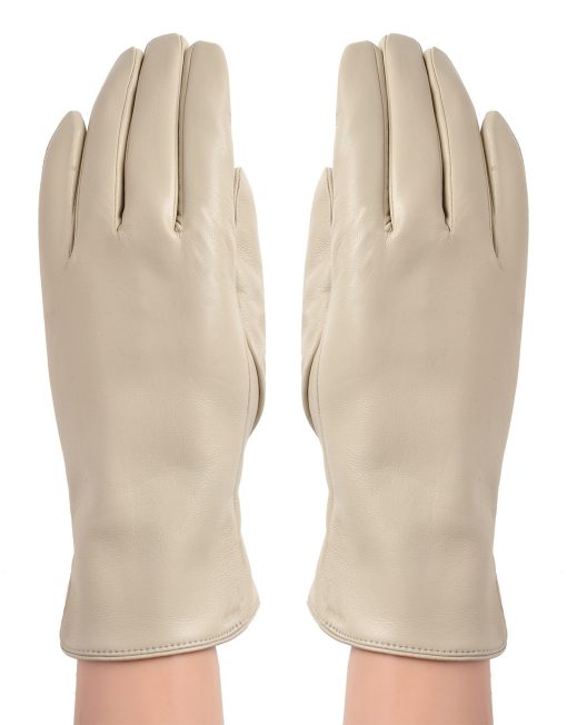 Plain Soft Faux Leather Glove