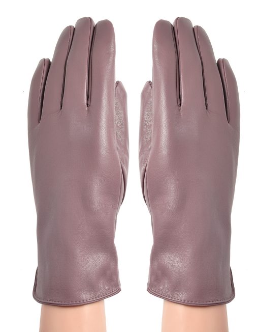 Plain Soft Faux Leather Glove