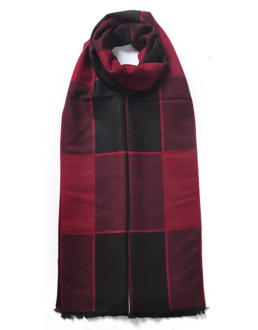 Twill Check Pattern Men Scarf