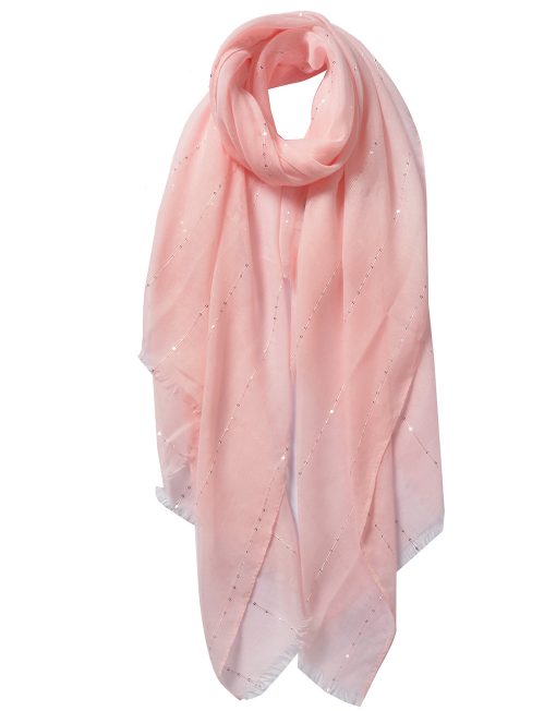 TR Glitter Line Plain Scarf