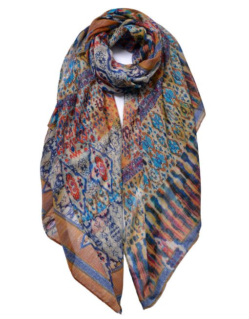 Ethnic Pattern Print Scarf