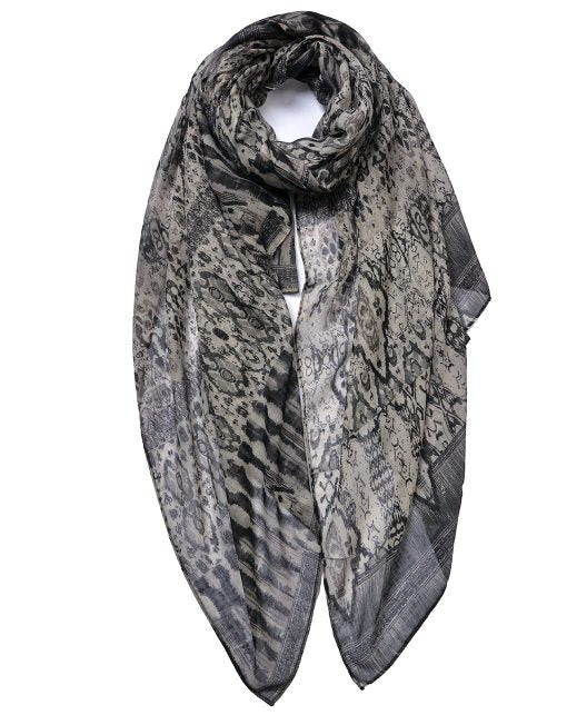 Ethnic Pattern Print Scarf