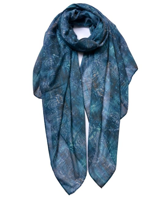 Dark Pattern Print Scarf