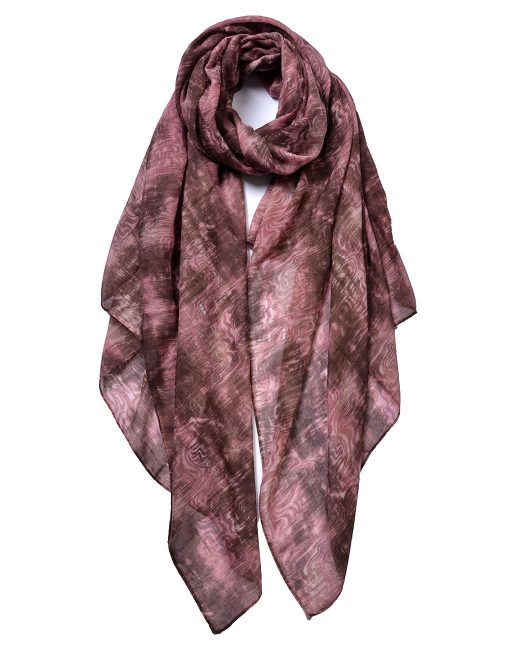 Dark Pattern Print Scarf