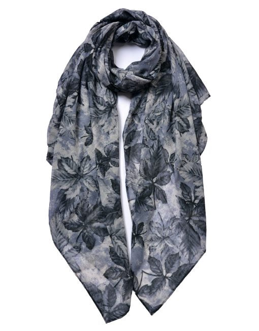 Maple Leaf Print Scarf