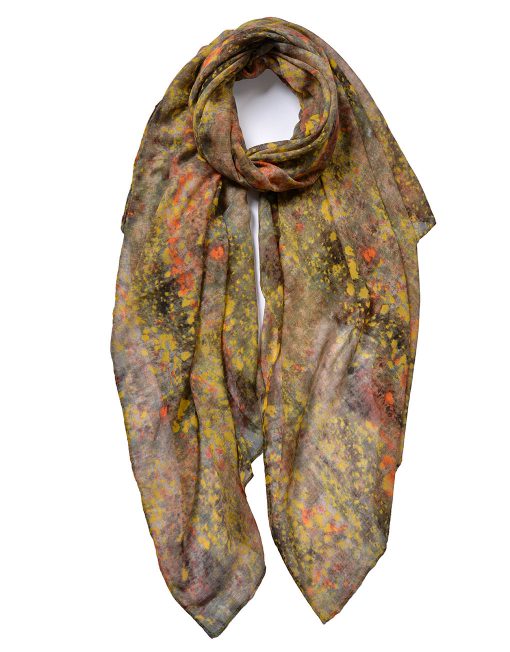 Coral Pattern Print Scarf