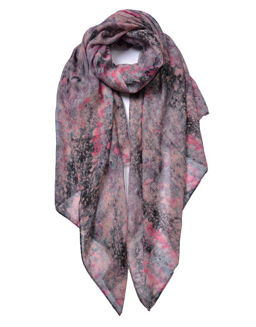 Coral Pattern Print Scarf