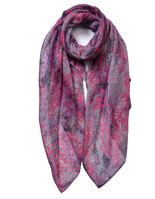 Coral Pattern Print Scarf