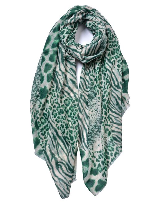 Leopard and Zebra Print Scarf