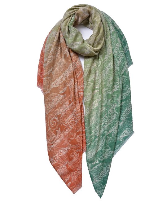 Gradient Colour Print Scarf