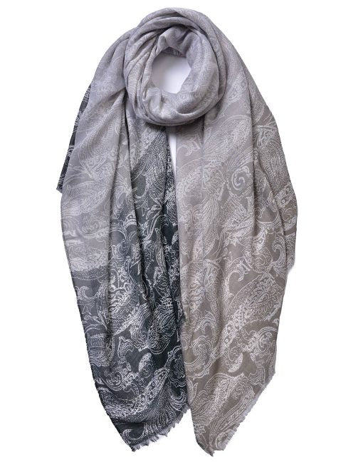 Gradient Colour Print Scarf