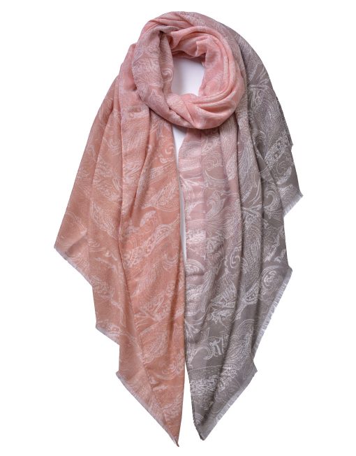 Gradient Colour Print Scarf