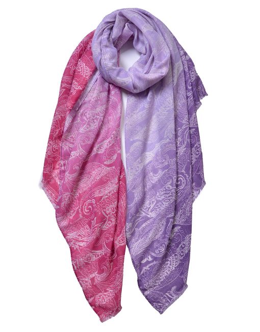 Gradient Colour Print Scarf