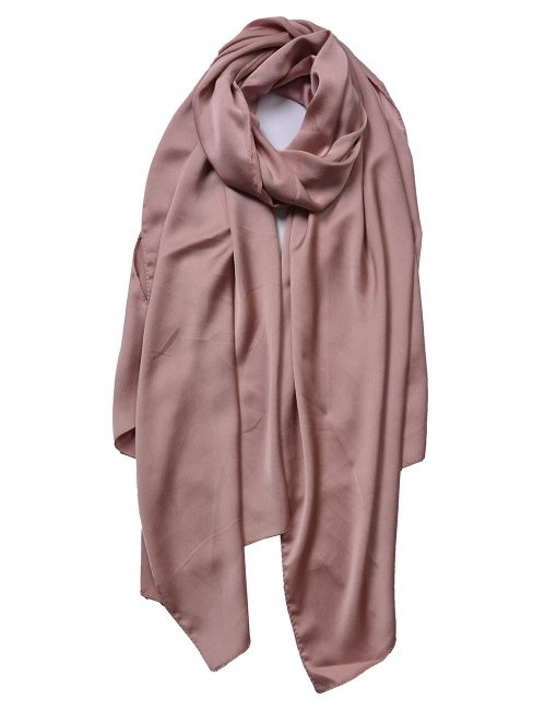 Plain Silky Fabric Scarf