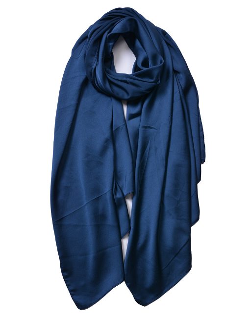 Plain Silky Fabric Scarf