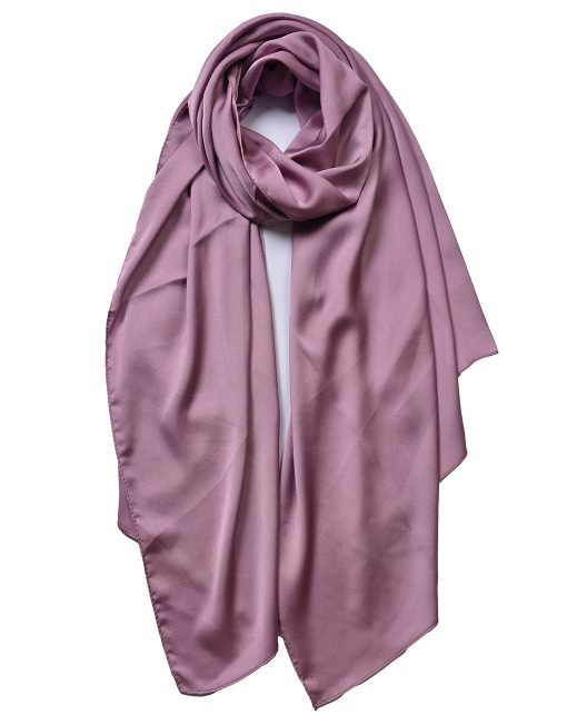 Plain Silky Fabric Scarf