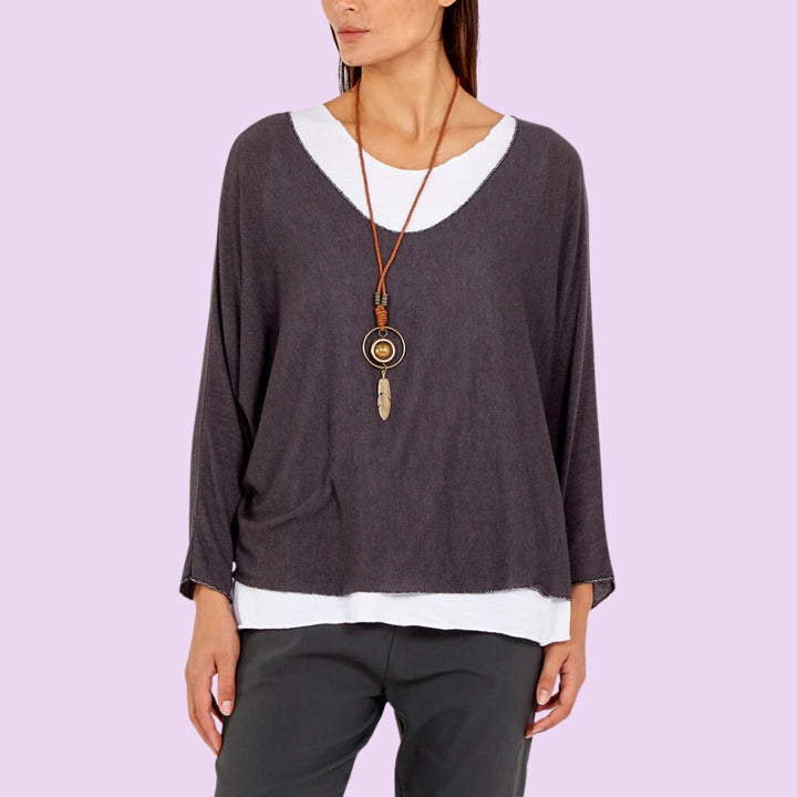 Necklace Double Layer Top