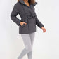 Italian Belted Hooded Jacket Coat