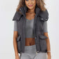 Italian Padded Pockets Hooded Gilet