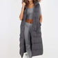 Italian Belted Hooded Long Gilet