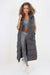 Italian Belted Hooded Long Gilet