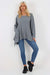 Italian Diagonal Pockets Cotton Tunic Top