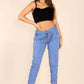 Italian Glitter Drawstring Waistband Magic Pants