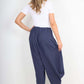 Italian Plain Linen Hareem Pants