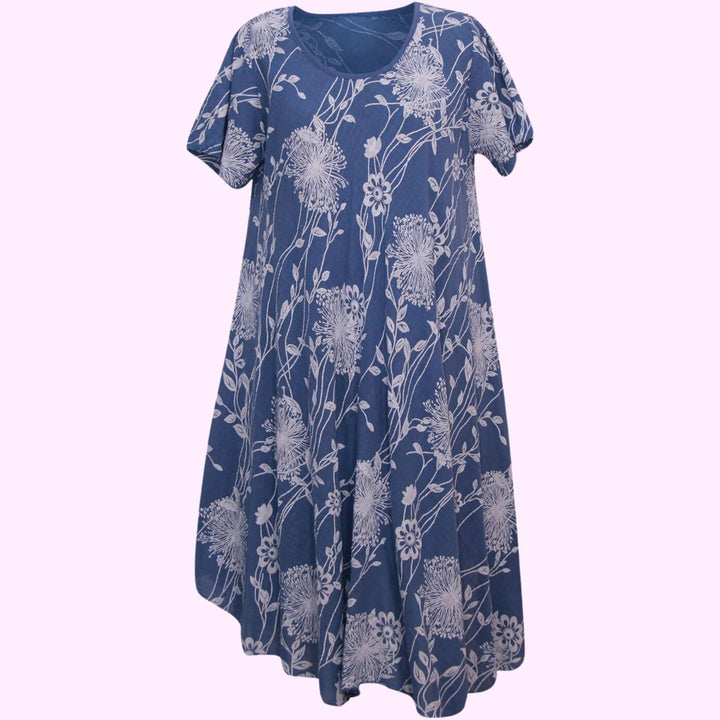 Italian A-Line Flowy Swing Dress