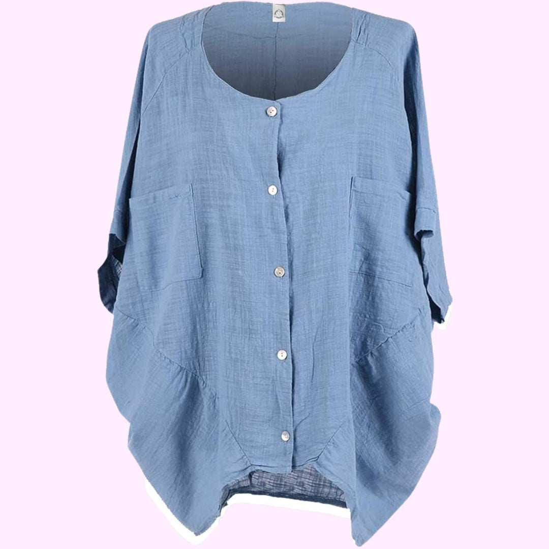 Italian Plain Kimono Batwing Top