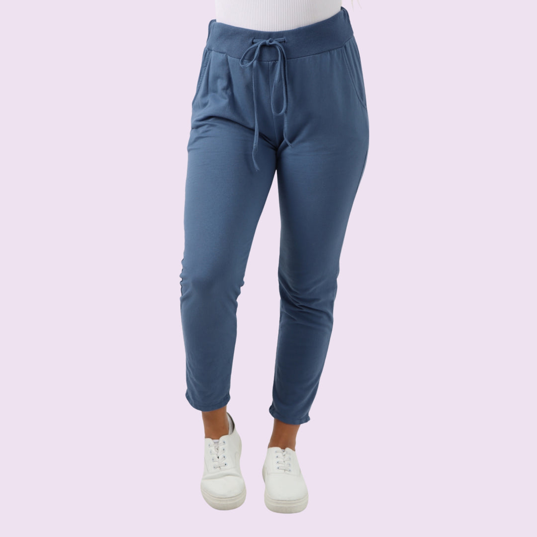 Plain Drawstring Magic Joggers