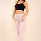 Italian Glitter Drawstring Waistband Magic Pants