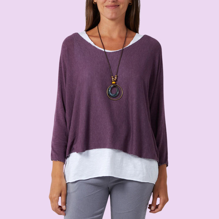 Necklace Double Layer Top