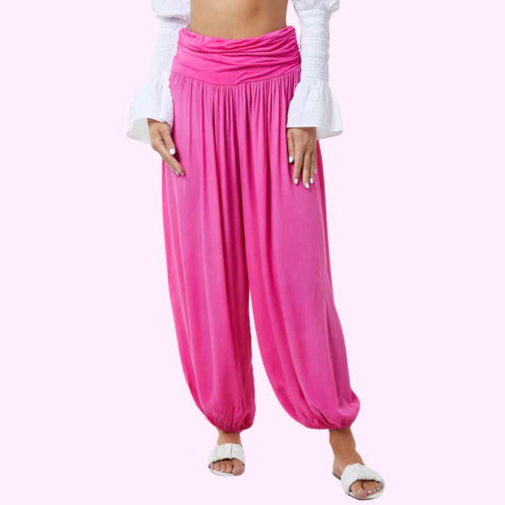 HAREM JERSEY WAISTBAND TROUSERS