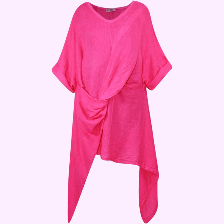 Italian Tunic wrap Front Top