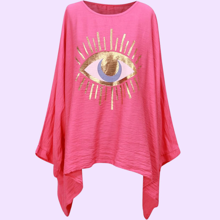 Italian Evil Eye Kimono Fashion Top