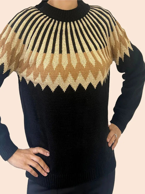 Gold Thread Fairisle Jumper