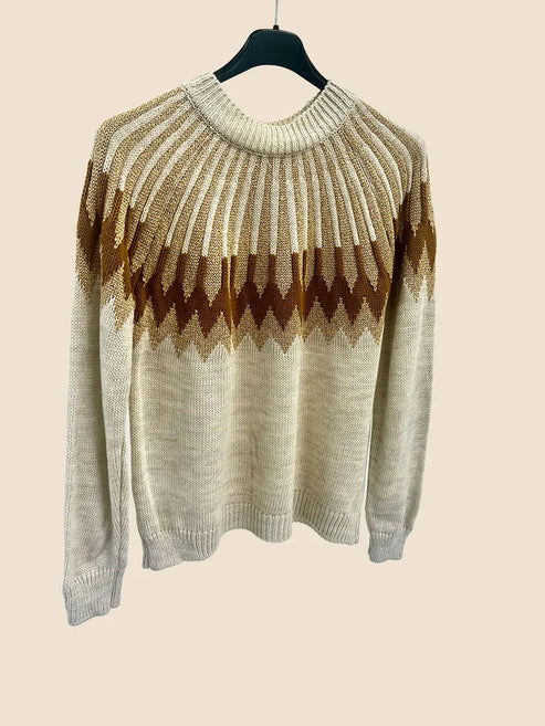 Gold Thread Fairisle Jumper