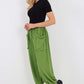 Italian Drawstring Cotton Harem Trousers With Side Pockets