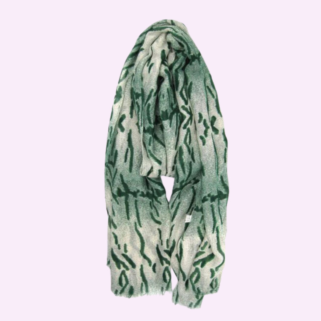 Water Wave Print Scarf