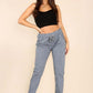 Italian Glitter Drawstring Waistband Magic Pants