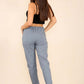Italian Glitter Drawstring Waistband Magic Pants