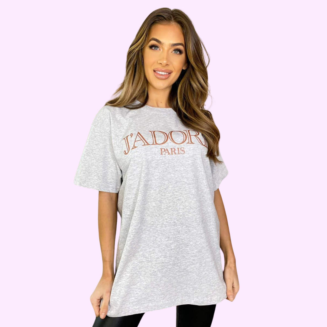 Jadore Print T-Shirt