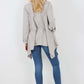 Italian Diagonal Pockets Cotton Tunic Top