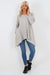 Italian Diagonal Pockets Cotton Tunic Top
