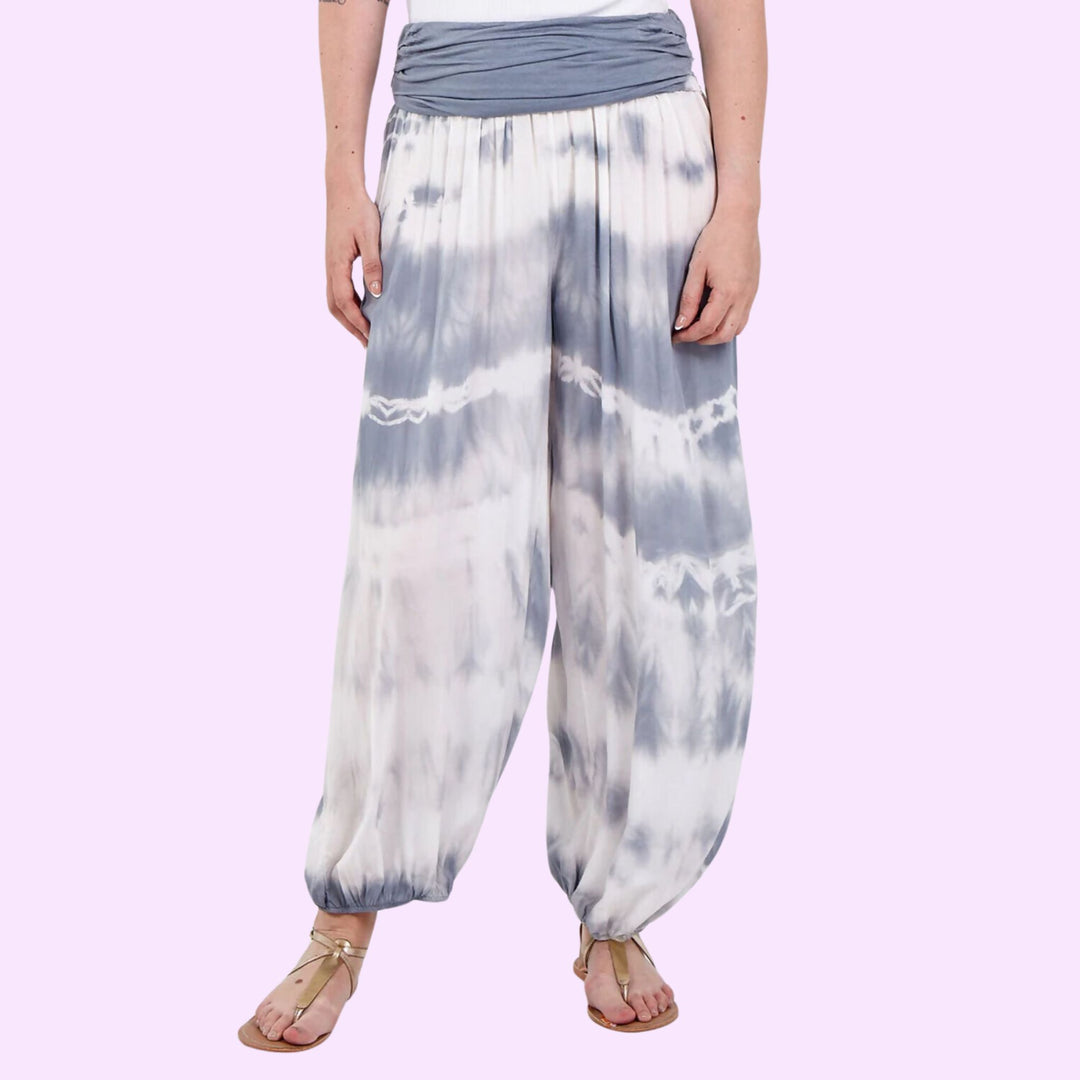 TIE DYE HAREM TROUSERS