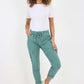 Italian Drawstring Waistband Magic Cargo Trouser